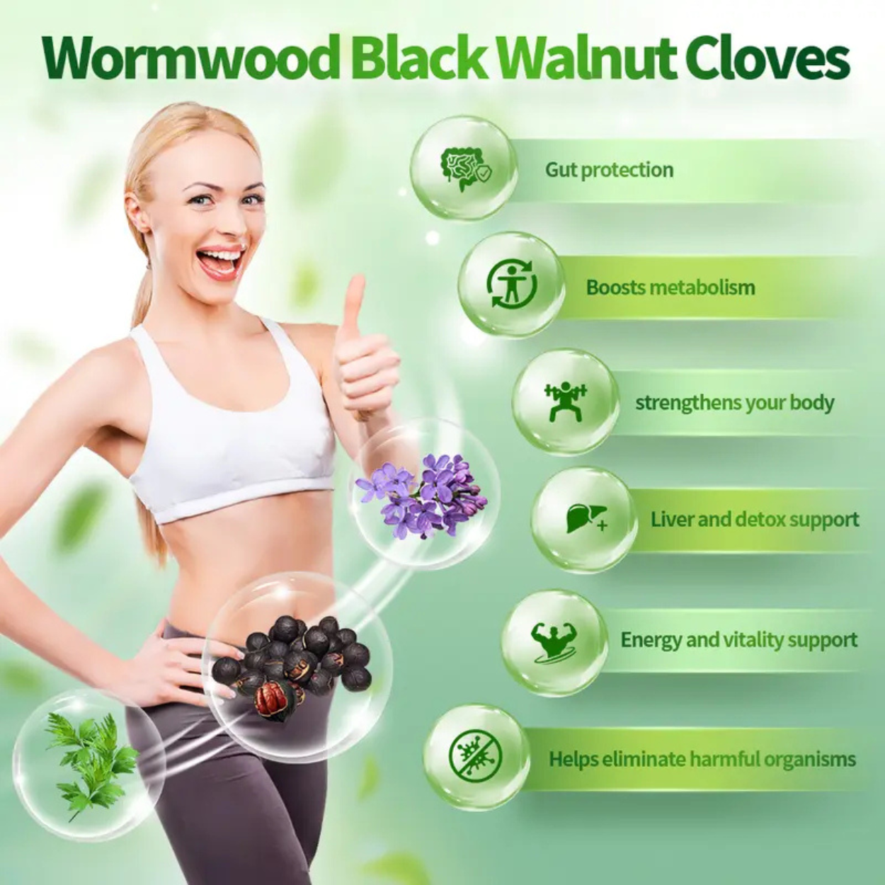 Lusarya - Wormwood Black Walnut Cloves