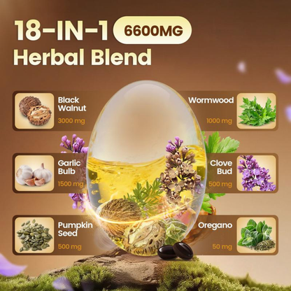 Lusarya - Wormwood Black Walnut Cloves Capsules