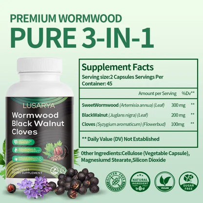 Lusarya - Wormwood Black Walnut Cloves